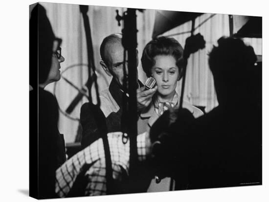 Actress Tippi Hedren Testing for Hitchcock's New Movie, "Marnie," at Universal Studios-John Dominis-Premier Image Canvas