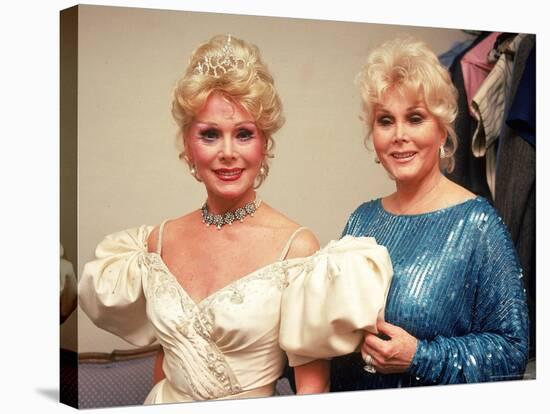 Actresses/Sisters Eva and Zsa Zsa Gabor-David Mcgough-Premier Image Canvas