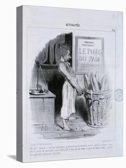 Actualites, Le Poids du Pain-Honore Daumier-Premier Image Canvas