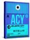 ACY Atlantic City Luggage Tag I-NaxArt-Stretched Canvas