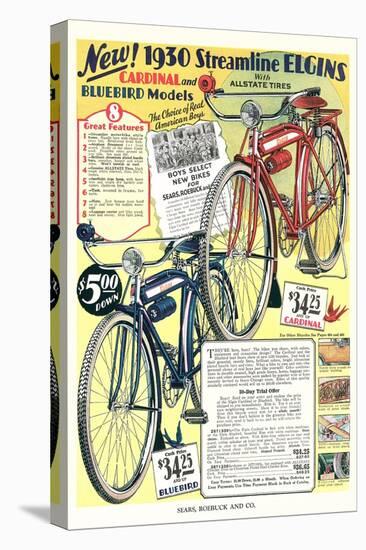 Ad for Elgin Bicycles-null-Stretched Canvas