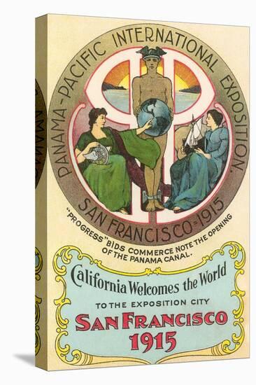 Ad for International Exposition, San Francisco, California-null-Stretched Canvas