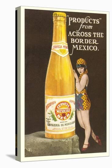 Ad for Mexicali Beer-null-Stretched Canvas