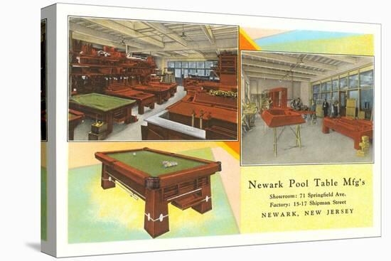 Ad for Pool Tables-null-Stretched Canvas