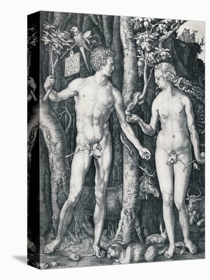 Adam and Eve, 1504-Albrecht Dürer-Premier Image Canvas