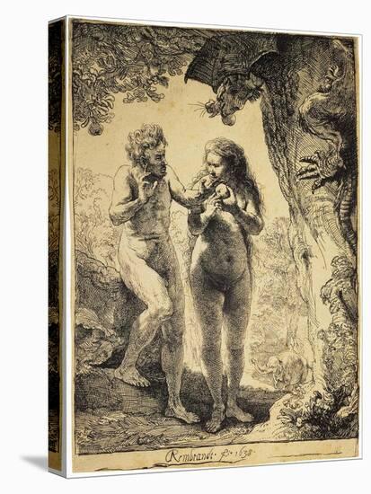 Adam and Eve, 1638-Rembrandt van Rijn-Premier Image Canvas