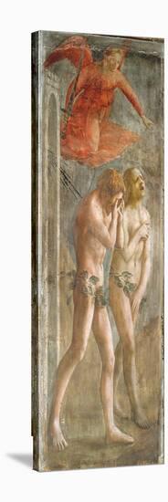 Adam and Eve Banished from Paradise, C.1427 (Fresco) (Pre-Restoration) (See also 200134 and 30029)-Tommaso Masaccio-Premier Image Canvas