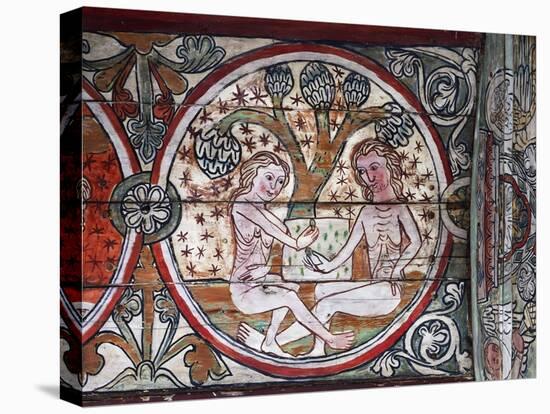 Adam and Eve in Garden of Eden-null-Premier Image Canvas