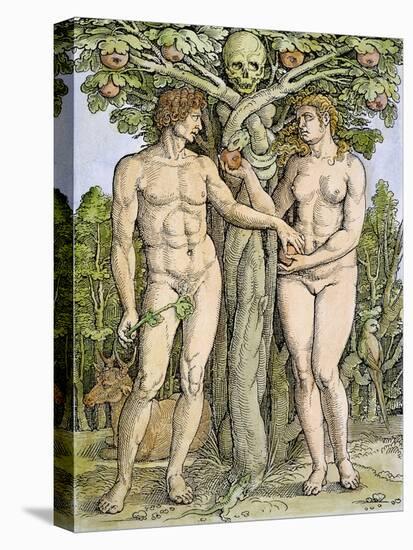 Adam and Eve-Hans Sebald Beham-Premier Image Canvas