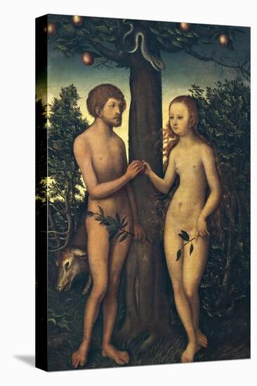 Adam and Eve-Lucas Cranach Elder-Premier Image Canvas