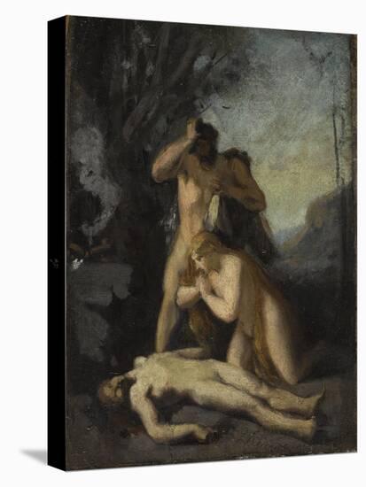Adam et Eve trouvant le corps d'Abel-Jean Jacques Henner-Premier Image Canvas