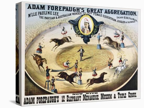 Adam Forepaugh's Great Aggregation Poster-null-Premier Image Canvas