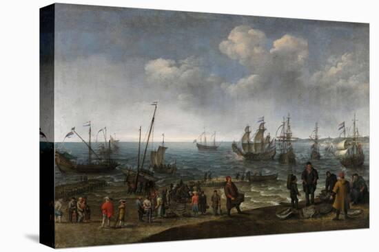 Adam Willaerts / Playa con pescadores, 1627-Adam Willaerts-Premier Image Canvas