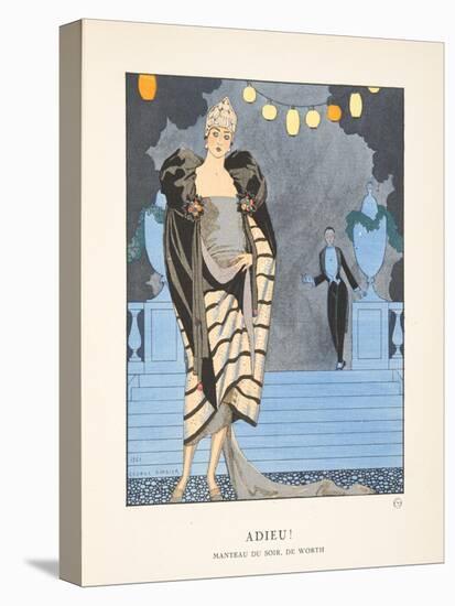 Adieu, from a Collection of Fashion Plates, 1921 (Pochoir Print)-Georges Barbier-Premier Image Canvas