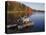 Adirondack Chairs on Dock at Lake-Ralph Morsch-Premier Image Canvas