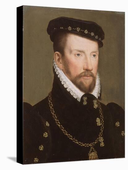 Admiral Gaspard II De Coligny, 1565-70-Francois Clouet-Premier Image Canvas