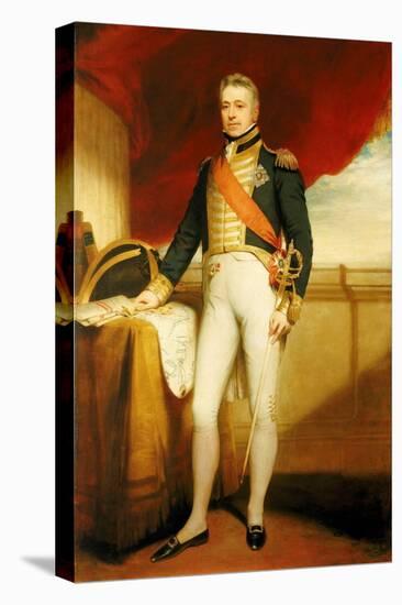 Admiral of the Fleet Sir George Cockburn (1772-1853), 1820 (Oil on Canvas)-William Beechey-Premier Image Canvas