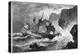 Admiral Somers Runs His Ship Ashore, Bermuda, 1609-null-Premier Image Canvas