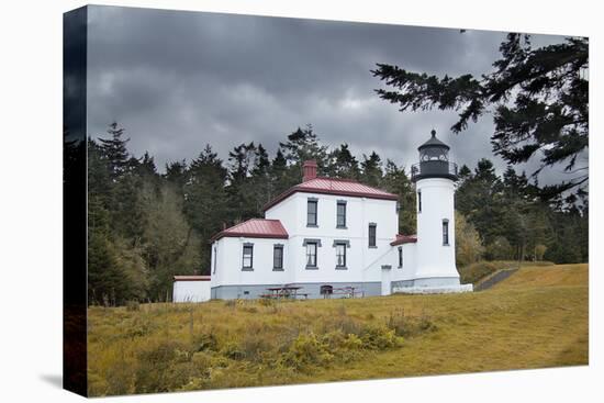 Admiralty Head Lighthouse-George Johnson-Stretched Canvas