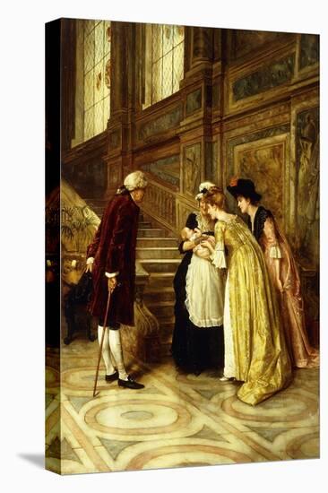 Admiring the Baby-George Goodwin Kilburne-Premier Image Canvas