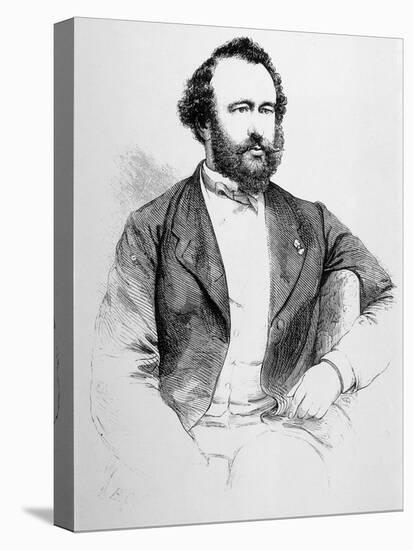 Adolphe Sax French Inventor of Musical Instruments-null-Stretched Canvas