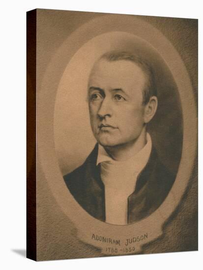 Adoniram Judson, Jr. (1788-1850), American Congregationalist and later Baptist missionary, c1910s-Unknown-Premier Image Canvas