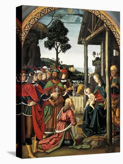 Adoration of Magi, 1476-Pietro Perugino-Premier Image Canvas