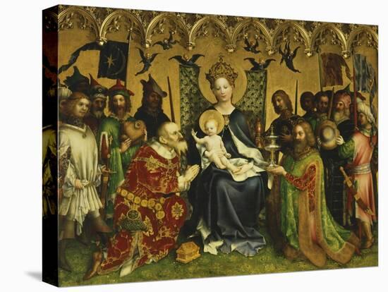 Adoration of Magi, Central Panel of Adoration of Magi Triptych, Circa 1445-Stefan Lochner-Premier Image Canvas