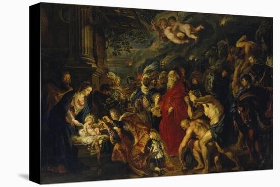 Adoration of the Magi, 1608 and 1628/29 (Enlarged)-Peter Paul Rubens-Premier Image Canvas