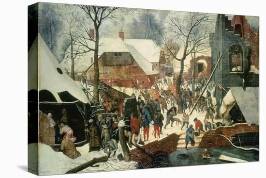 Adoration of the Magi in the Snow-Pieter Brueghel the Younger-Premier Image Canvas