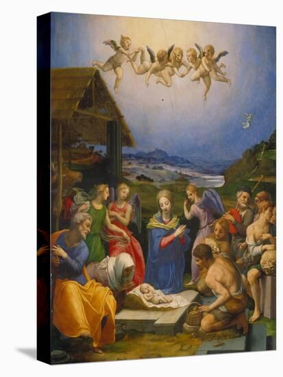 Adoration of the Shepherds, 1530-Agnolo Bronzino-Premier Image Canvas