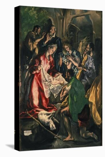 Adoration of the Shepherds, C. 1590-El Greco-Premier Image Canvas