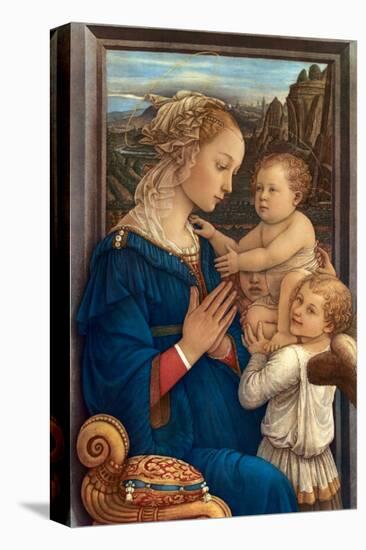 Adorazione, c.1406-1469-Fra Filippo Lippi-Stretched Canvas