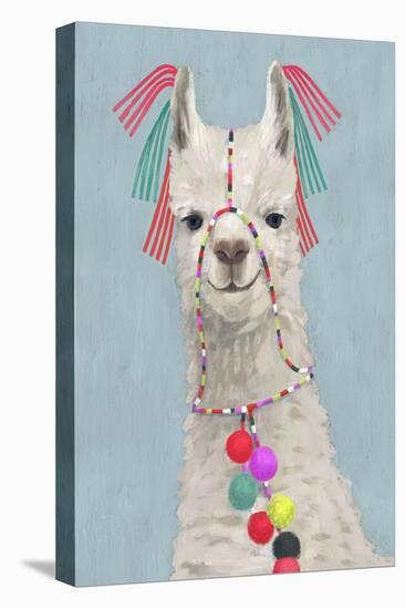 Adorned Llama II-Victoria Borges-Stretched Canvas