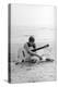 Adriano Celentano on the Sea Shore-Marisa Rastellini-Premier Image Canvas