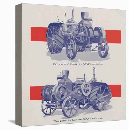 Advance-Rumely Oil Pull Winch Tractor-null-Premier Image Canvas