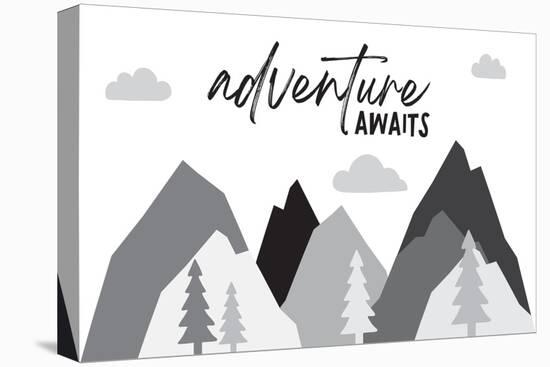 Adventure Awaits-Jennifer McCully-Stretched Canvas