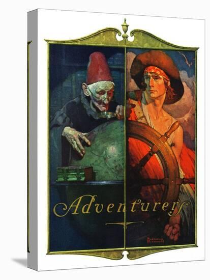 "Adventurers", April 14,1928-Norman Rockwell-Premier Image Canvas