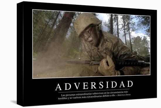 Adversidad. Cita Inspiradora Y Póster Motivacional-null-Premier Image Canvas