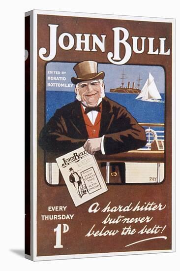 Advert, John Bull 1906-null-Stretched Canvas