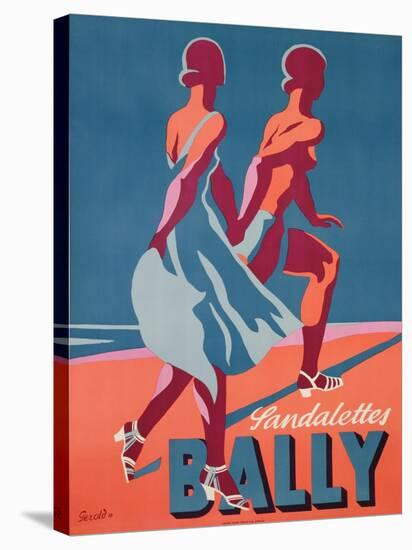 Advertisement for Bally Sandals, 1935 (Colour Litho)-Gerald-Premier Image Canvas