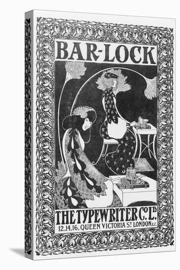 Advertisement for Bar-Lock Typewriters, C.1895 (Litho)-English-Premier Image Canvas