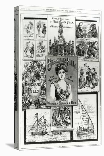 Advertisement for Beecham's Pills, the Rosebud of Health, 1890-null-Premier Image Canvas