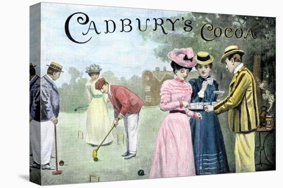 Advertisement for Cadbury's Cocoa, Showing a Croquet Game, c.1899-null-Premier Image Canvas