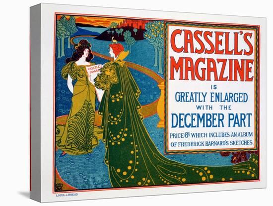 Advertisement for 'Cassell's Magazine', 1896-Louis John Rhead-Premier Image Canvas