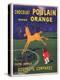 Advertisement for Chocolat Poulain Papier Orange, C. 1910-Leonetto Cappiello-Premier Image Canvas