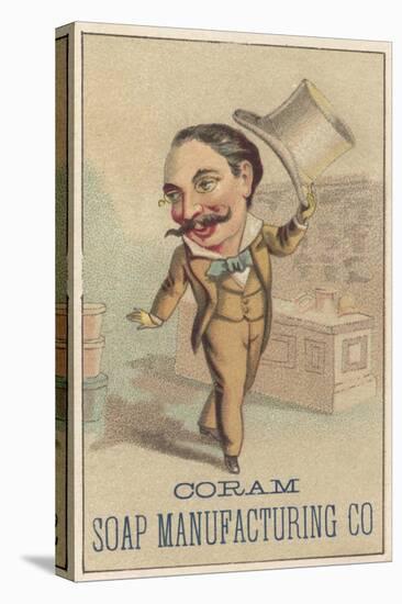 Advertisement for Coram Soap Manufacturing Co, C.1880-American School-Premier Image Canvas