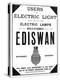 Advertisement for Ediswan Incandescent Light Bulbs, 1898-null-Premier Image Canvas