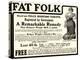 Advertisement for 'Fell's Reducing Tablets', 1910s-English School-Premier Image Canvas