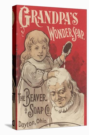 Advertisement for Grandpa's Wonder Soap, C.1898-American School-Premier Image Canvas